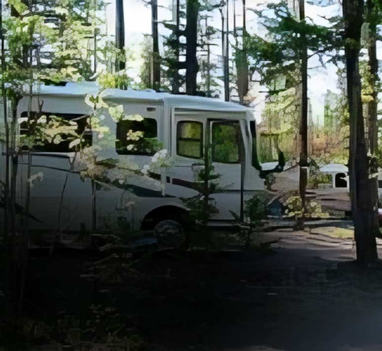 65' Dry Camp RV Site